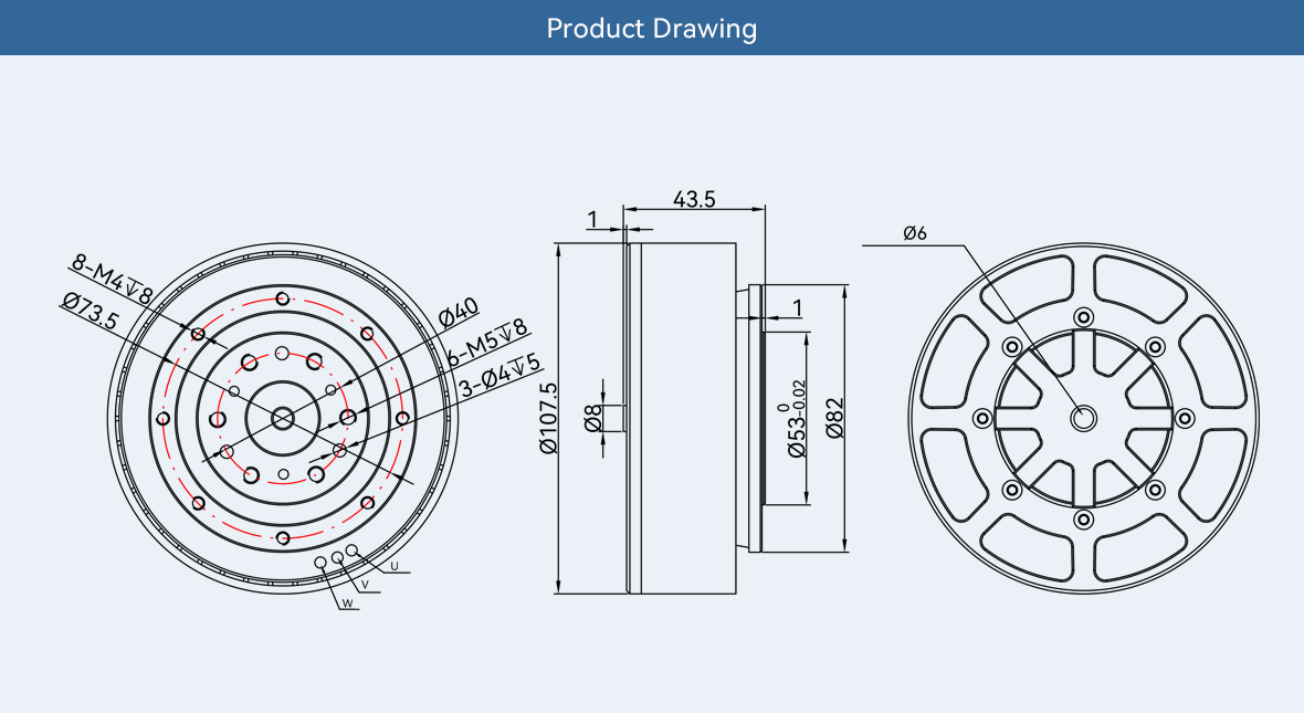 Cubermars AKE90-8 High Torque  - đánh giá và giá Bldc Planetary Gear Motor 48V High Torque